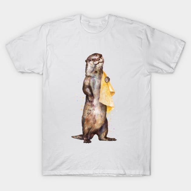 Otter T-Shirt by LauraGraves